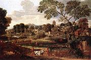 POUSSIN, Nicolas Landscape with the Funeral of Phocion af Germany oil painting artist